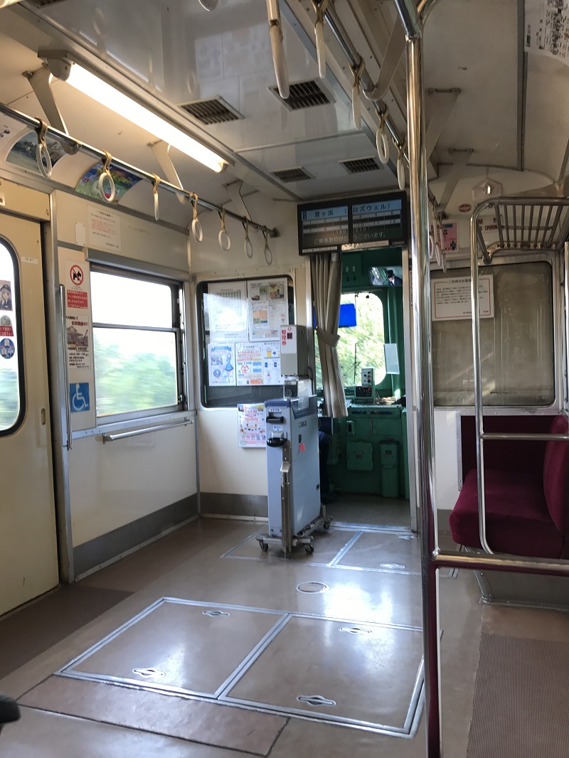 電車の中