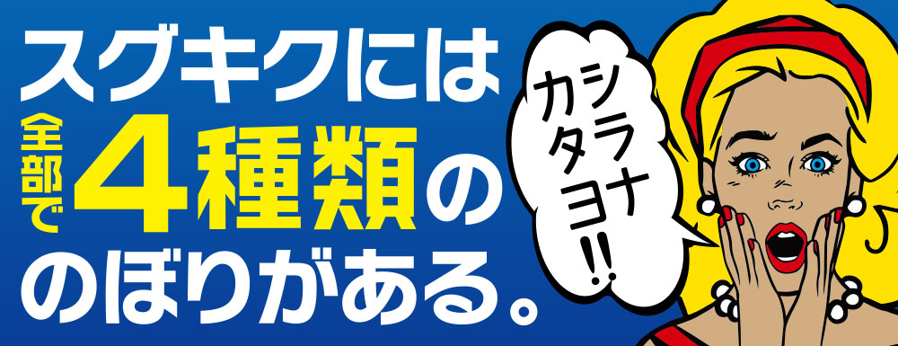 のぼり違い4種