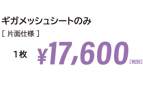 ギガメッシュシート＋専用フレーム