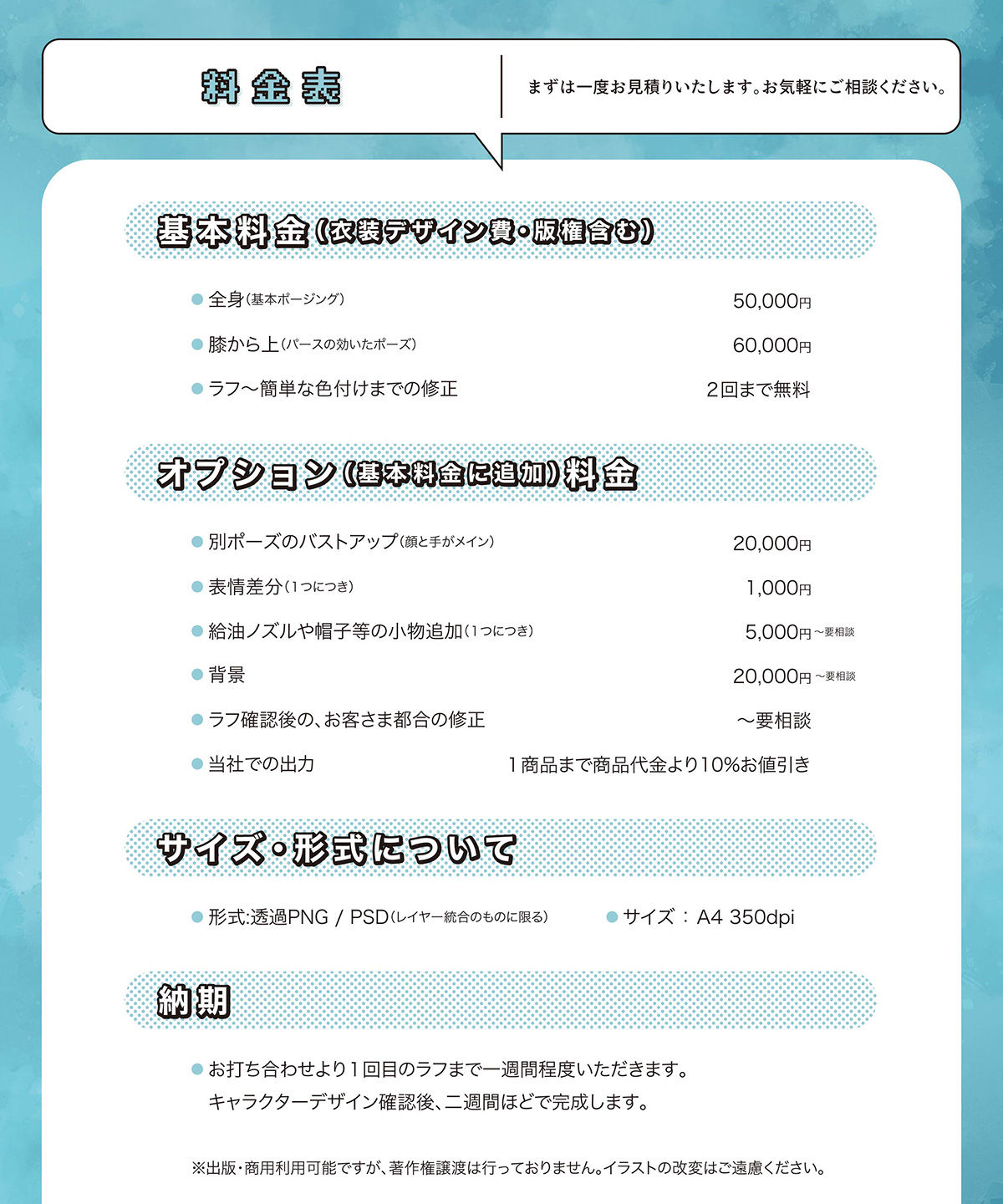 オリキャラ制作